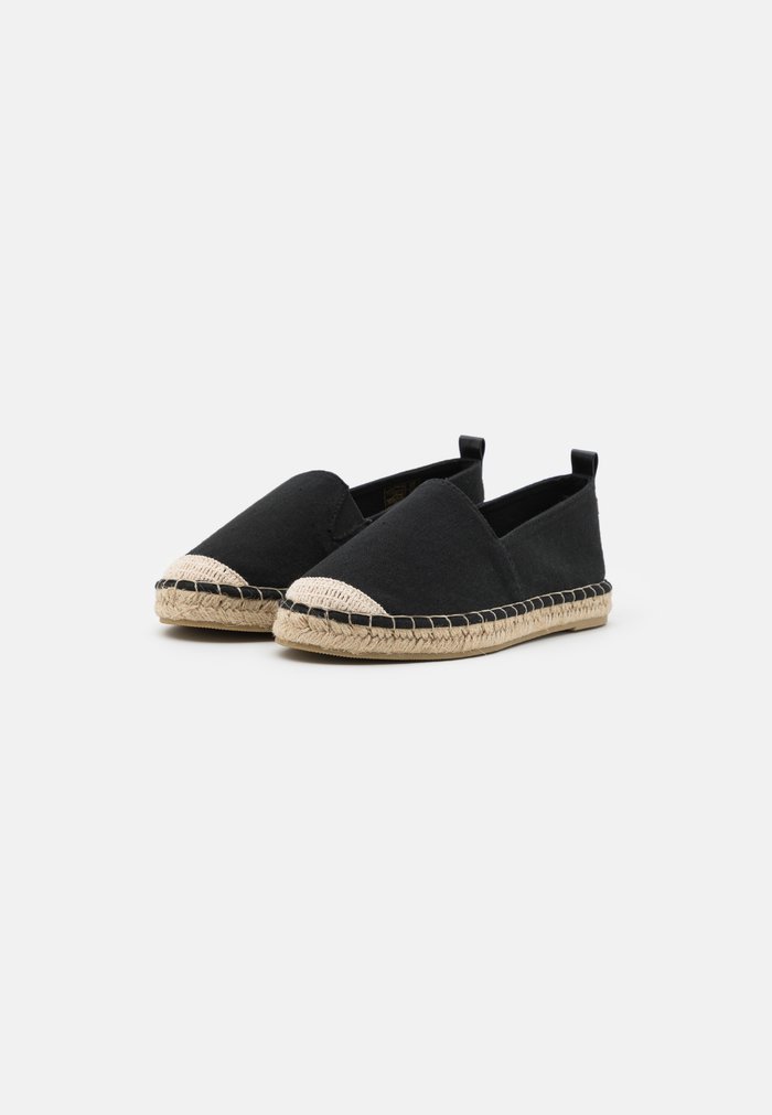 Chaussure Basse Anna Field Espadrillas Plates Slip on Noir Femme | VBN-0283904